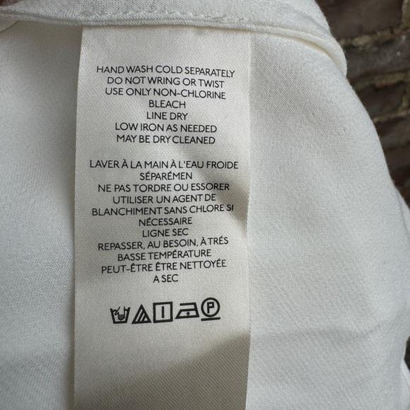 NWT Women’s Anthropologie Tilda Slip Skirt Ivory Cream Large - Picture 10 of 10